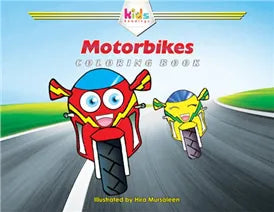Motorbikes Colouring Book